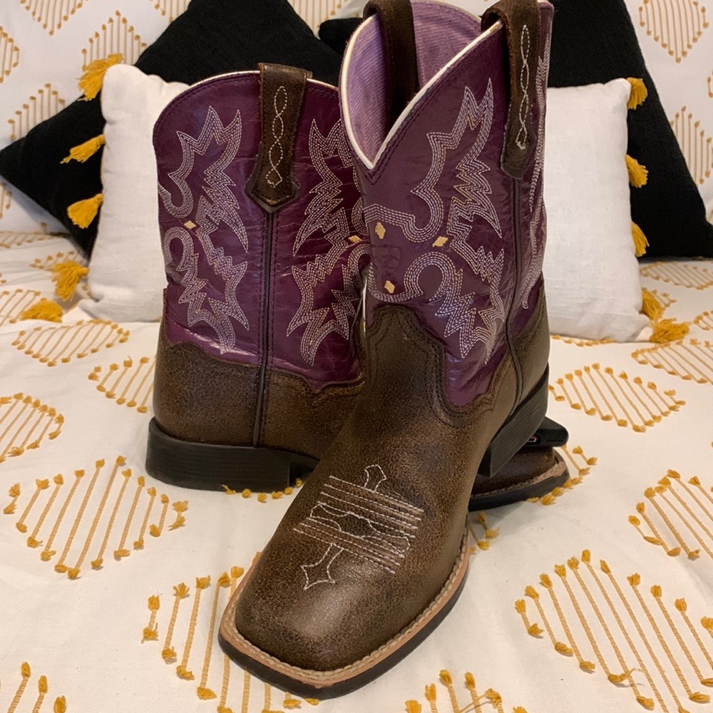Ariat - Tombstone Western Boot, Size 3, Vintage Bomber